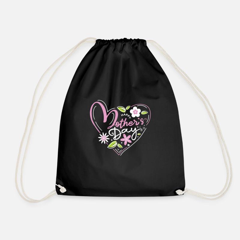 Happy Mothers Day Muttertag Mutter Mama - Turnbeutel - Schwarz