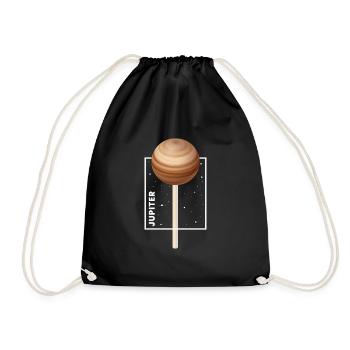 Jupiter Lollipop Planète Espace - Sac de sport léger - noir - Devant