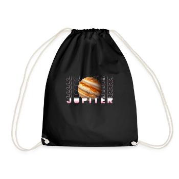 Jupiter Planet Space - Drawstring Bag - black - Front