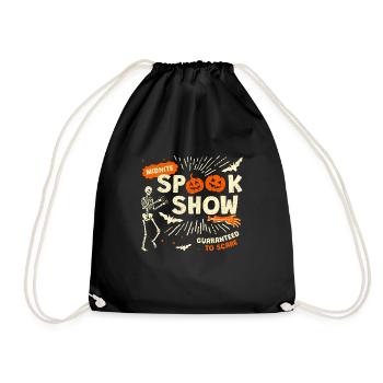 Spook Show Halloween Costume Squelette - Sac de sport léger - noir - Devant