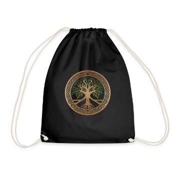 Arbre de vie Arbre de vie Viking - Sac de sport léger - noir - Devant
