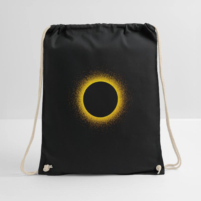 Solar Eclipse Eclipse Sun Drawstring Bag