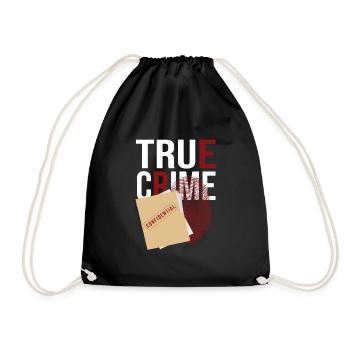 True Crime Crime Fans - Drawstring Bag - black - Front