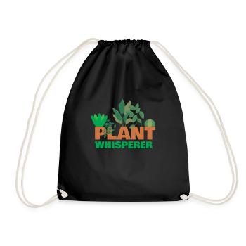 Plante Whisperer Plants Plante en pot - Sac de sport léger - noir - Devant