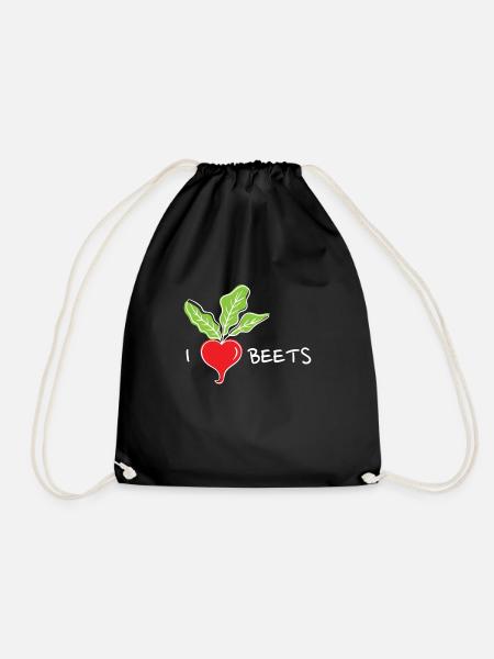 J’adore les betteraves betteraves - Sac de sport léger - noir
