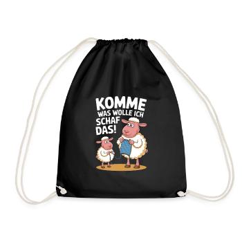 Allez, qu’est-ce que je veux des moutons qui - Sac de sport léger - noir - Devant