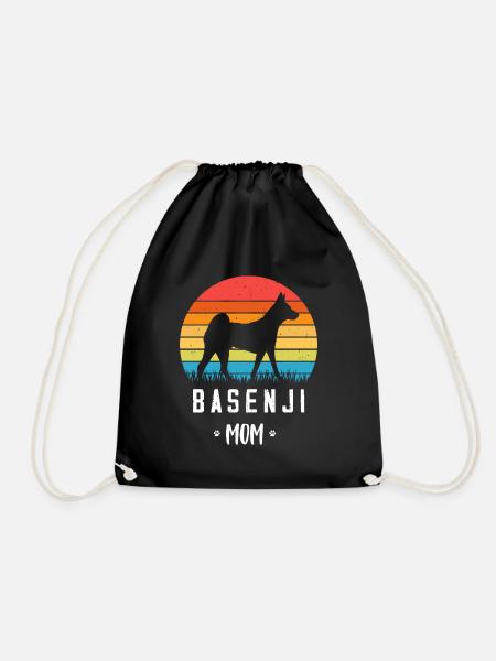 Basenji - Turnbeutel - Schwarz
