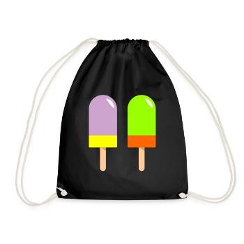 crème glacée restaurant crème glacée sundae134 - Sac de sport léger - noir - Devant
