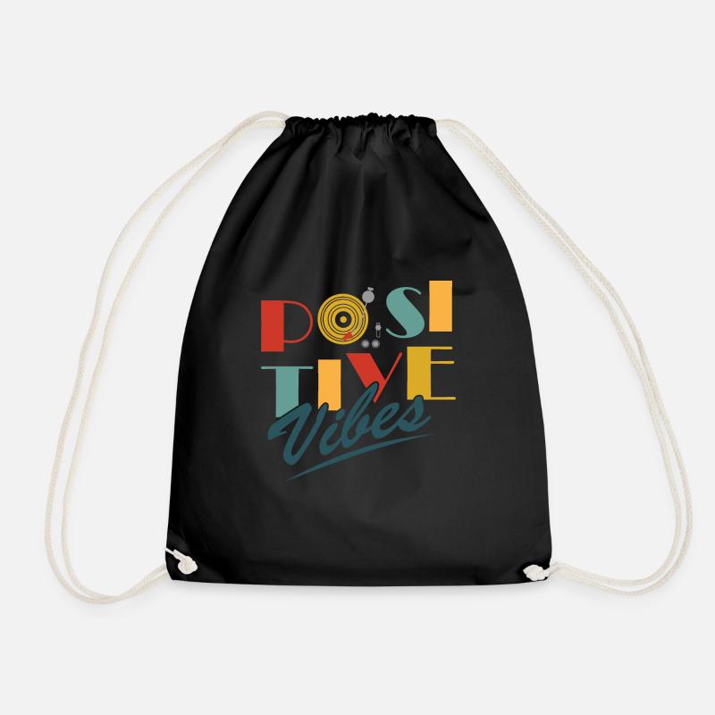 Ondes positives - Sac de sport léger - noir