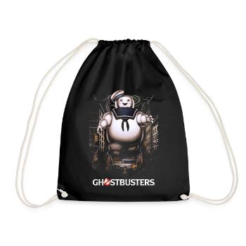 Ghostbusters Marshmallow-Mann - Turnbeutel - Schwarz - Vorne