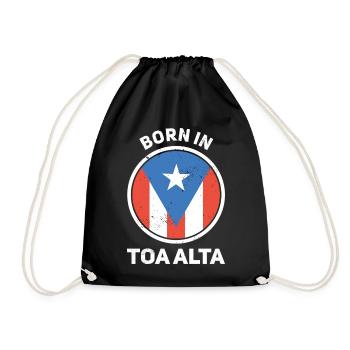 Puerto Rico - Drawstring Bag - black - Front