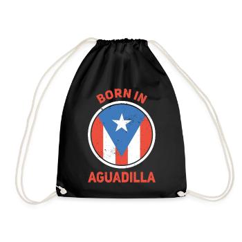 Aguadilla Puerto Rico - Drawstring Bag - black - Front