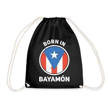 Puerto Rico - Drawstring Bag - black - Front