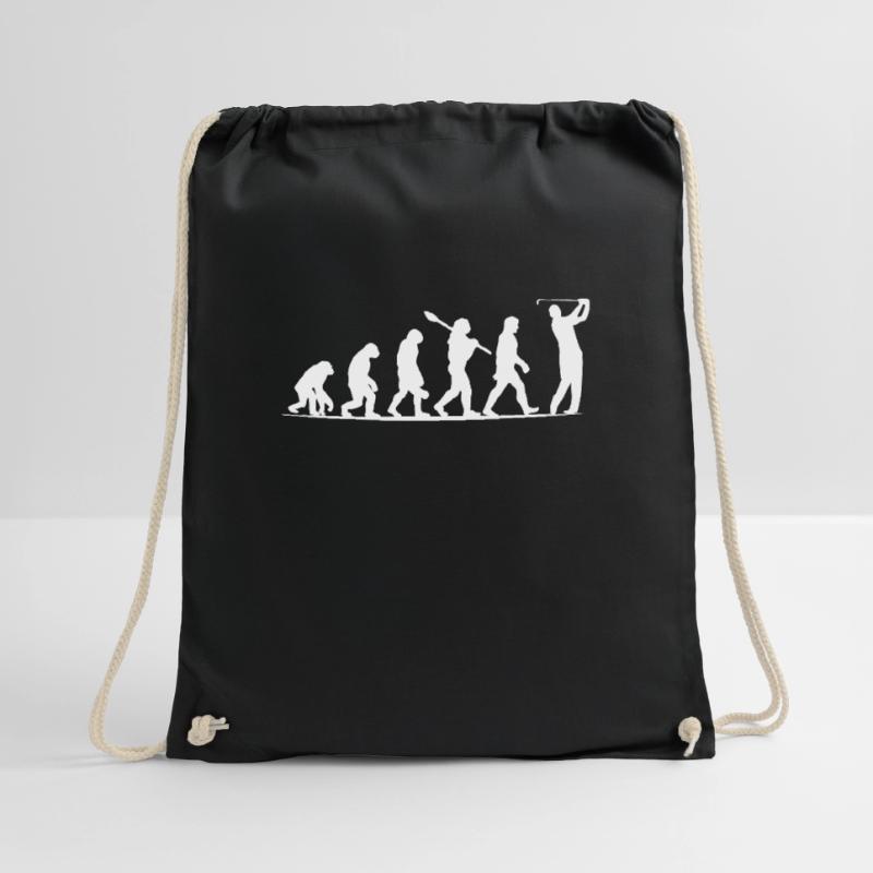 Golf Golfer Evolution Turnbeutel