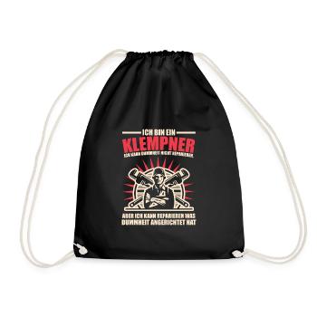 Plombier Plombier Funny Sayings Joke - Sac de sport léger - noir - Devant