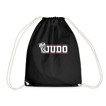 Arts martiaux de combattant de judo - Sac de sport léger - noir - Devant