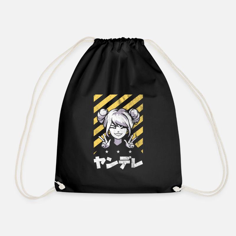 Anime Otaku - Turnbeutel - Schwarz