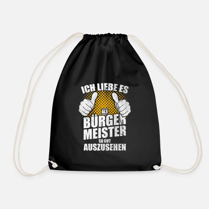 Bürgermeister - Turnbeutel - Schwarz