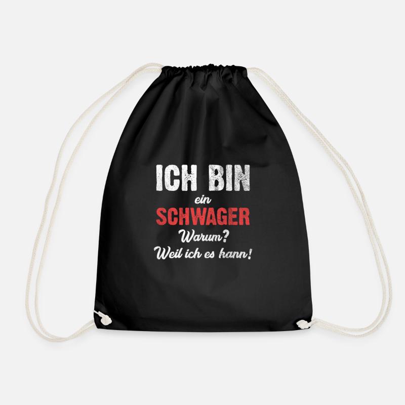 Schwager - Turnbeutel - Schwarz
