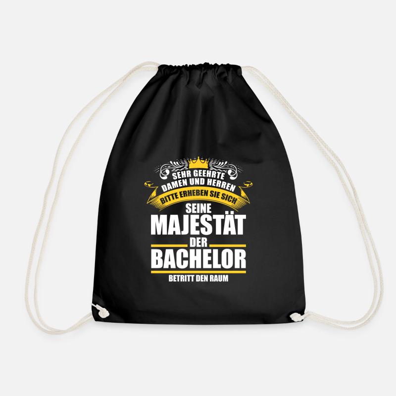 Bachelor 2020 Abschluss Geschenk - Turnbeutel - Schwarz
