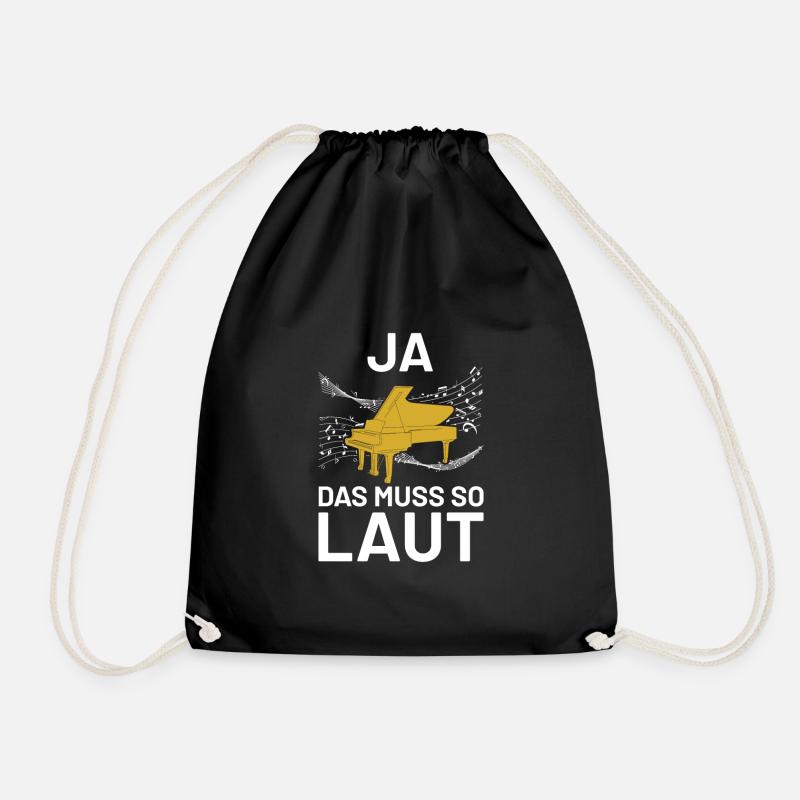 Ja das muss so laut - Turnbeutel - Schwarz