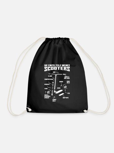 Scooter Geschenkidee - Turnbeutel - Schwarz
