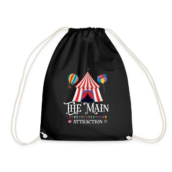 The Main Attraction - Drawstring Bag - black - Front