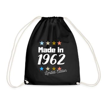 Fabriqué en 1962 Édition Limitée Vintage Anniversaire - Sac de sport léger - noir - Devant