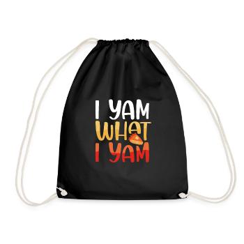 J’aime ce que j’aime la citrouille - Sac de sport léger - noir - Devant