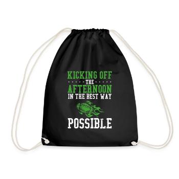 Prélude au football américain - Sac de sport léger - noir - Devant