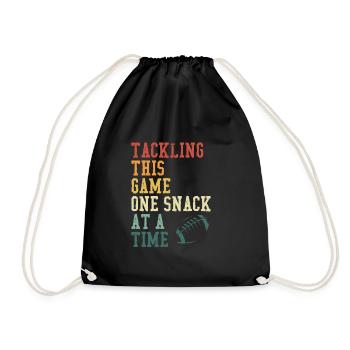 Maîtriser ce jeu une collation - Sac de sport léger - noir - Devant