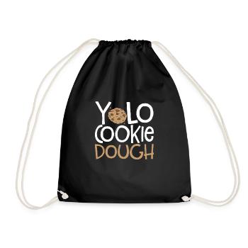 Yolo keksteig - Drawstring Bag - black - Front