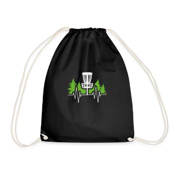 Fréquence du disc golf - Sac de sport léger - noir - Devant