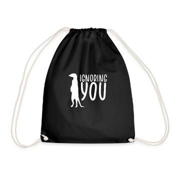 Les suricates vous ignorent - Sac de sport léger - noir - Devant