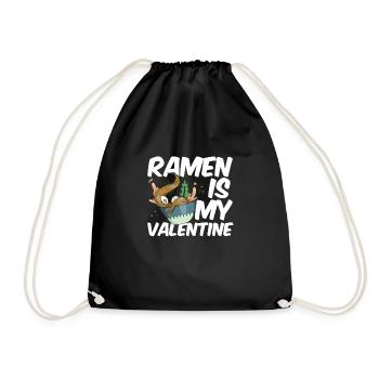 Ramen est ma Saint-Valentin - Sac de sport léger - noir - Devant