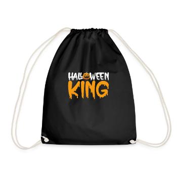 Halloween Pumpkin King - Drawstring Bag - black - Front