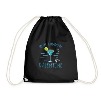 Blue Lagoon est ma Saint-Valentin - Sac de sport léger - noir - Devant