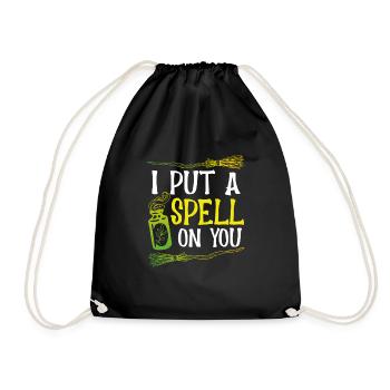I draw a spell on you - Drawstring Bag - black - Front
