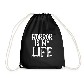 Terror is my life - Drawstring Bag - black - Front