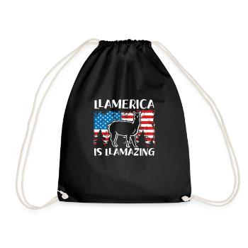 America is incredible - Drawstring Bag - black - Front
