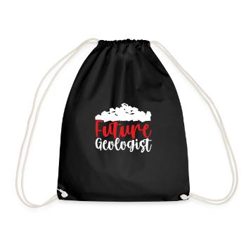 Aspiring geologist - Drawstring Bag - black - Front