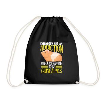 Ma dépendance est un cobaye - Sac de sport léger - noir - Devant
