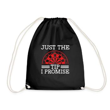 Just the tip I promise - Drawstring Bag - black - Front