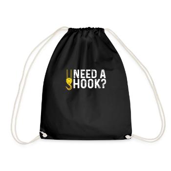Besoin d’un crochet pour remorquer - Sac de sport léger - noir - Devant