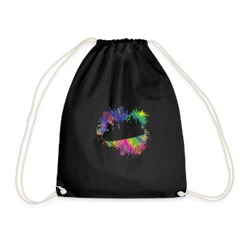Summer Boating Colorful - Drawstring Bag - black - Front