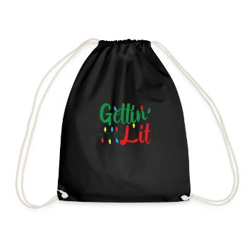 Bougies de Noël légères - Sac de sport léger - noir - Devant