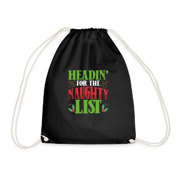 Rejoignez la liste des coquins - Sac de sport léger - noir - Devant