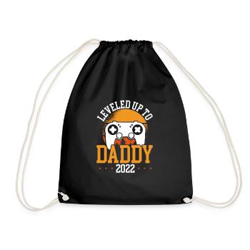 Level Up Zu Daddy 2022 - Turnbeutel - Schwarz - Vorne
