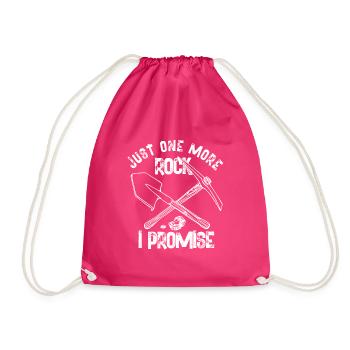 juste un rocher de plus que je promets Design - Sac de sport léger - fuchsia - Devant