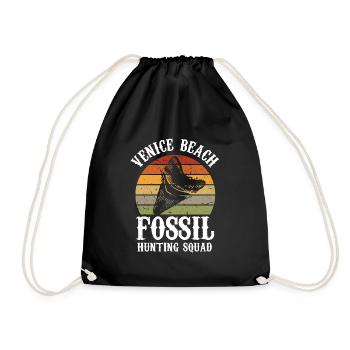 Conception de l’équipe de chasse aux fossiles de Venice Beach - Sac de sport léger - noir - Devant